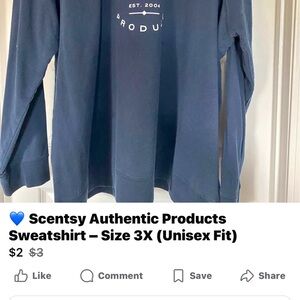 Scentsy Navy Sweatshirt